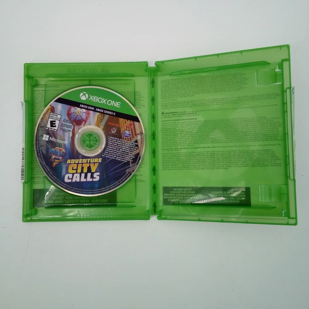 ZBOX One X Paw Patrol Adventure City Calls Nickelodeon E Everyone Clean Disk